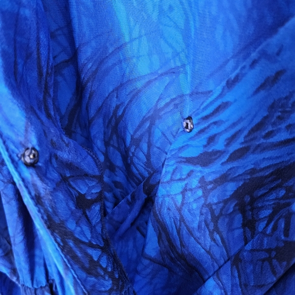 NWOT Rory Beca 100% Silk Wrap Dress Made in USA - Picture 6 of 10